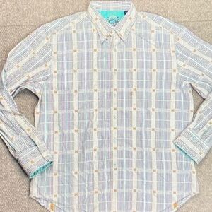 Robert Graham Striped and Checkered Men's Shirt